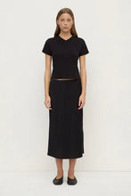 Amaris Silk Skirt Black