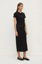 Amaris Silk Skirt Black