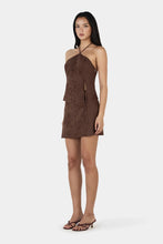 Anousha Halter Top - Chocolate Anglaise