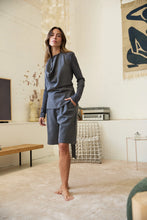 Estelle Bermuda Shorts Steel Grey