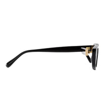 'Gia' - Gloss Black w. Black Lens