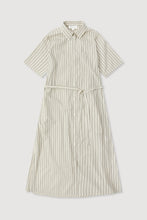 Ria Stripe Midi Shirt Dress
